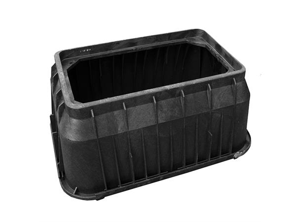 SW1730-18 Box Svart HDPE im=63x96x47 ym=70x103x47cm 
